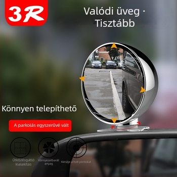 Autó holttér-tükör előre és hátra kerekekre, 360°, többfunkciós, jobb első kerék oldalsó tükre