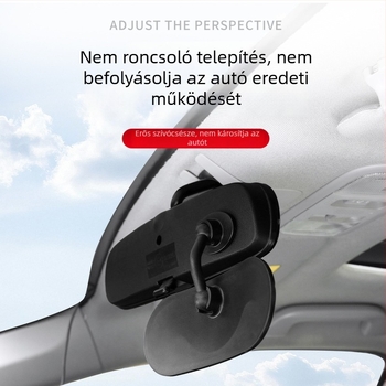 Autóhátsó tükör nagy látómezővel, baba segítő tükör az autóban, rendkívül tiszta 360°-os széles látókörű reflektor. Márka: Tie feng