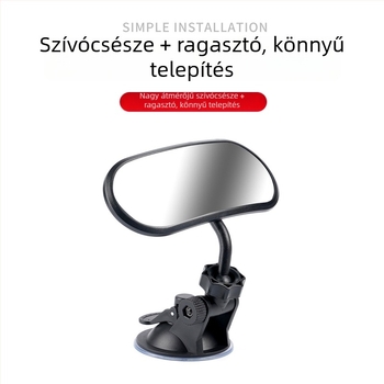 Autóhátsó tükör nagy látómezővel, baba segítő tükör az autóban, rendkívül tiszta 360°-os széles látókörű reflektor. Márka: Tie feng