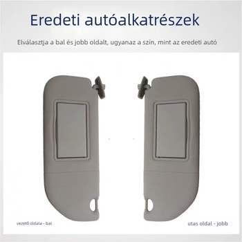 Napelemes belső napellenző Sv-0003 – Snap-on telepítés, Eredeti logó, 0.5 kg