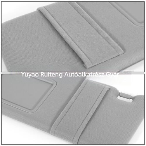 Autó napellenző LED világítással (HD smink-tükör) – Snap-on telepítés, logó nyomtatás, licencelt magáncímke, egyszerű dizájn