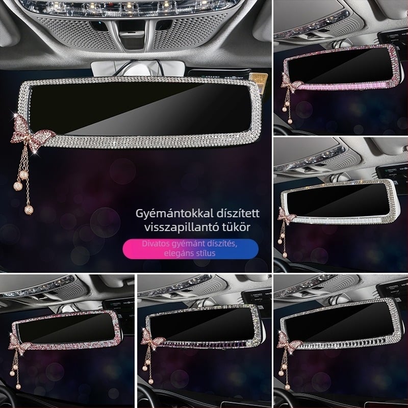 Rui Jian autóhátsó visszapillantó — Snap-on telepítés, univerzális kompatibilitás, minimalist stílus.