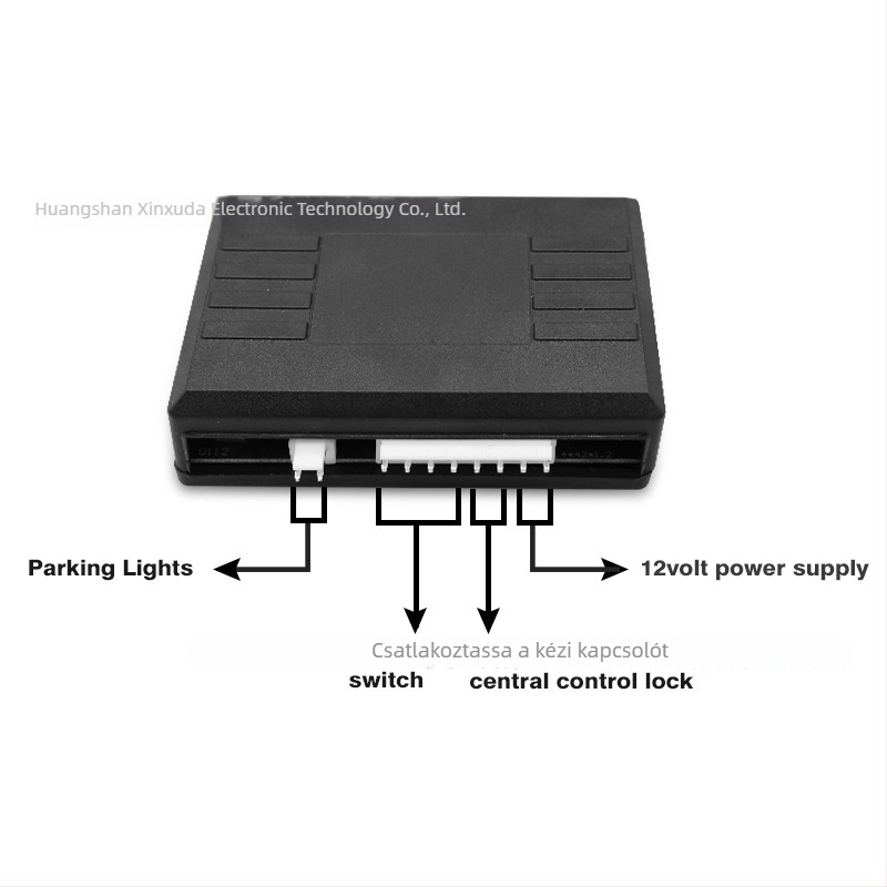 1-3 központi ajtózár vezérlő rendszer vezeték nélküli távirányítóval, 12V DC motor, ultrahangos hegesztés, 300000 ciklusok, minden modellhez