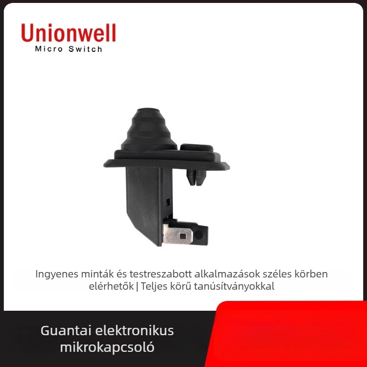 Unionwell G22 vízálló mikroswitch autózárhoz, központi zárás, 500000 ciklus, 36V DC, CQC ENEC tanúsítvány