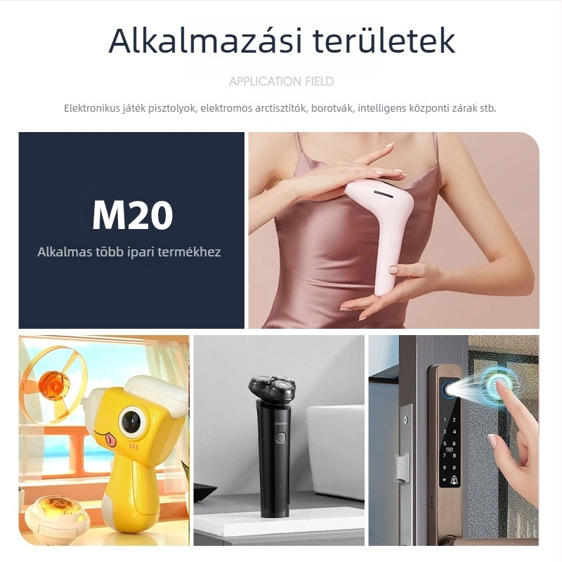 Mini sörtés DC motor elektronikai alkalmazásokhoz; alkalmas elektromos fogkefékhez, masszírozókhoz, RC játékokhoz és ventilátorokhoz; feszültség: DC 36V-ig; áram: DC