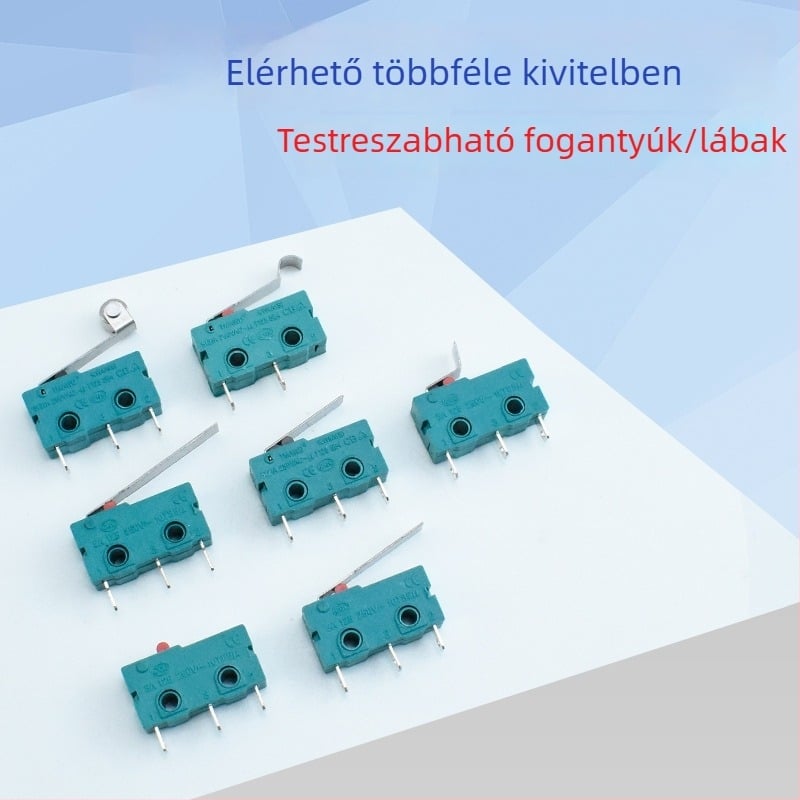Mingbing KW4A/KW11 mikrokapcsoló - 2-pólusú, robbanásbiztos kivitel, mechanikai élettartam 1 000 000 ciklus, 12-250 V, CE tanúsítvány