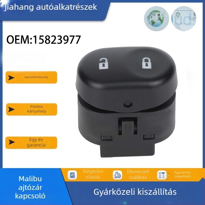 Jiahang Bal Oldali Első Központi Zár Elektromos Kapcsoló Chevrolet Malibu 15823977 Műanyag