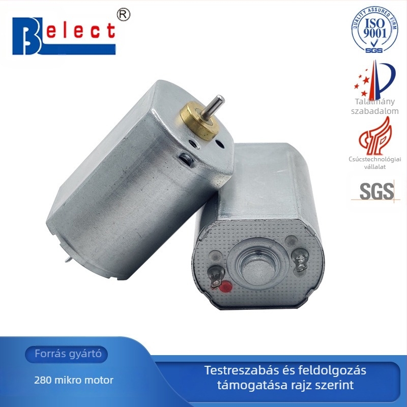 Kefés mikromotor fogászati öblítőhöz — DC 36V alatt, 74%-os hatékonyság, ELECT BL, ISO 9001 tanúsítva