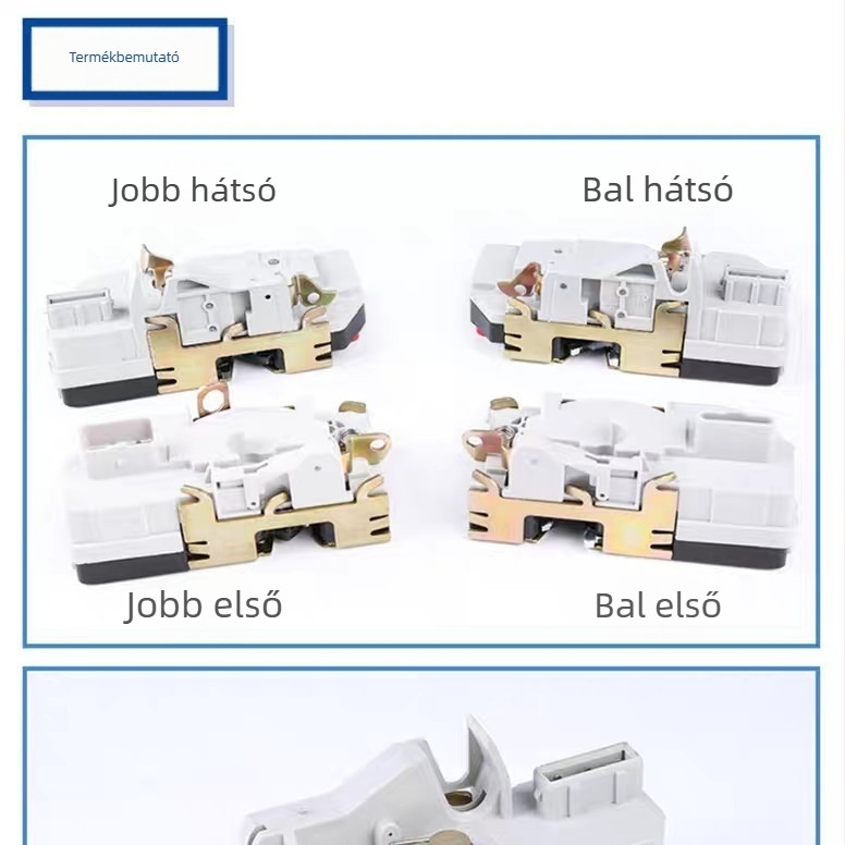 Autó központi zárási rendszer, ajtózár blokk és parkolási zár, kompatibilis Peugeot 206/207/307 és Citroën C2