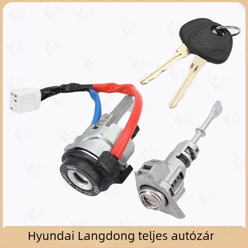 Hyundai Langdong zárhüvely készlet – központi zár, bal első ajtó, réz anyag, modell 81970-3XA00, súly 0,43 kg