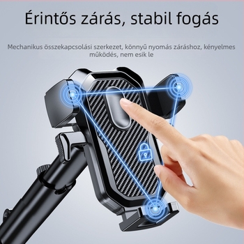 Autótelefon-tartó szívófejjel, univerzális a műszerfalra, navigációs tartó