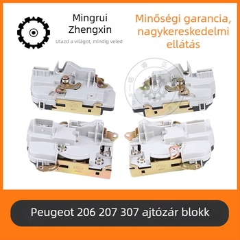 Autó központi záróaktuátor, ajtózár blokk, 9137E4/9138G0 - kompatibilis Peugeot 206/207/307 és Citroën C2