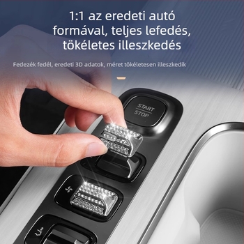 Universal ABS belső autódekorációs matricák a középső konzol gombjaihoz