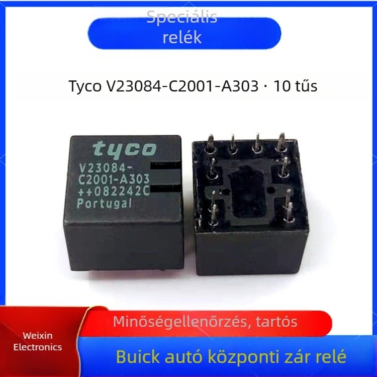 Taike V23084-C2001-A303 Buick központi zár relé, 10 tűs, 12VDC