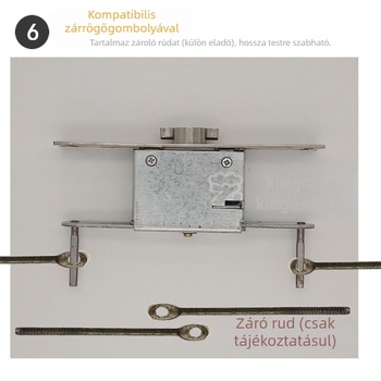 Kézi rozsdamentes acél ajtózár központi forgó mechanizmussal, rejtett működés, satin felület, modern minimalista kialakítás