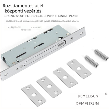 Rozsdamentes acél zártest, 6008 modell központi vezérléssel, súly 500, biztonsági ajtókhoz