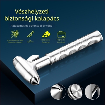 Autóbiztonsági kalapács ABS és wolfram acélból, 187 g, Márka: Other