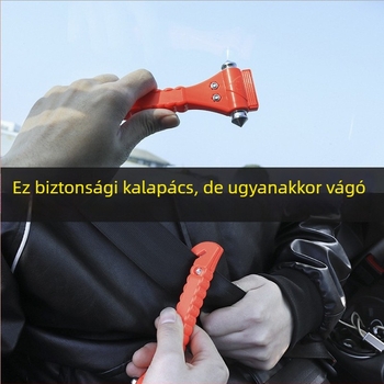 Town Head vészbiztonsági kalapács iskolai és nagybuszokra — ABS és acél, 145 g, testreszabható magáncímke