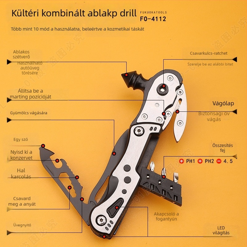Asztalos kalapács fejű, szerszámacélt tartalmazó; nem robbanásbiztos; nem ütésálló.