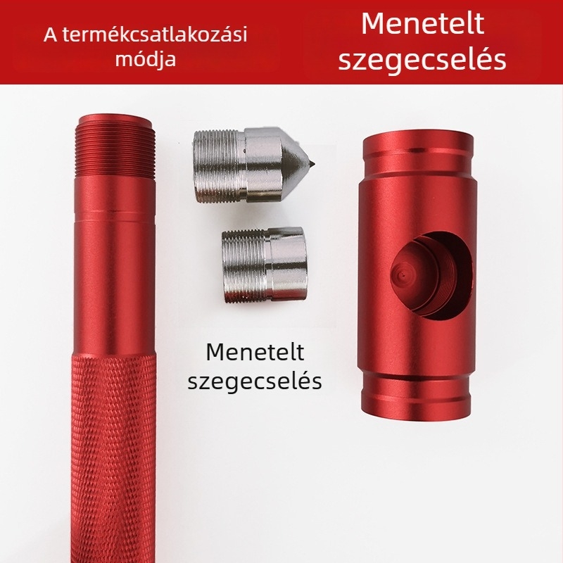 Biztonsági kalapács üveghez - wolfrám acél fej, 320 g, Yavin, testreszabható gyártás