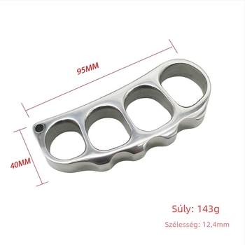 Önvédelmi eszköz rozsdamentes acélból, megerősített test, autóban szerelve, 167 g