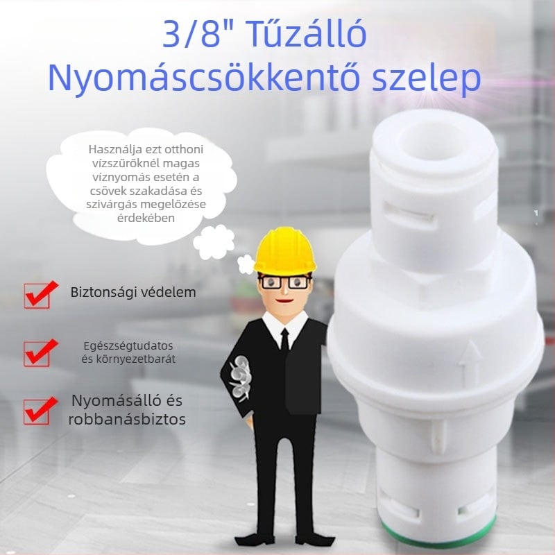 Vízszűrő nyomáscsökkentő szelep – DNT, PP anyag, nyomás elleni robbanásvédelmi