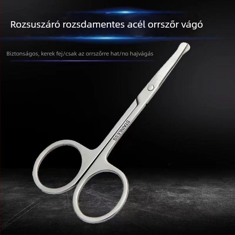 Orrszálvágó - Rozsdamentes acél, kerek fej, hálózati üzemmód, akkumulátor nélkül, nem mosható