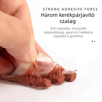 Autó gumi javító készlet, 6 részes, modell: Kis gumi javítás, tömeg 200 g