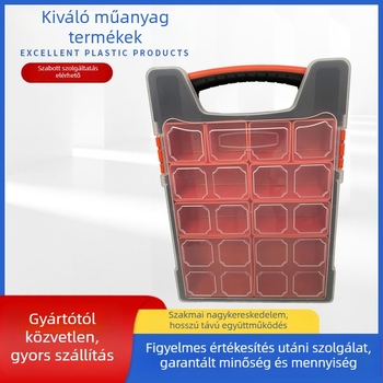 Műanyag szerszámdoboz PP vázzal, 2,5 kg terhelhetőség, alkatrész doboz sorozat