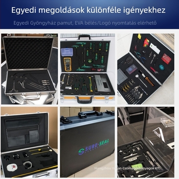 Yukang Alumínium ötvözetes szerszámtároló – műszer- és IT-eszközök tárolása, bemutató és tároló doboz