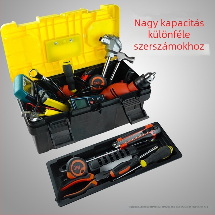 Nagy kapacitású ABS műanyag szerszámtartó – hordozható autóhoz