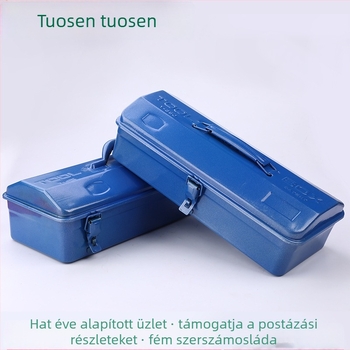 Takson fém szerszámtároló ládája, modell 350 vastag falú, javító eszközök, háztartási tárolás, hordozható vas szerszámtároló 410