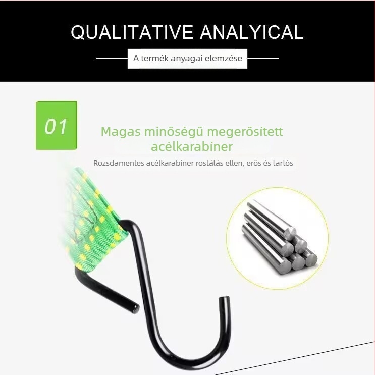 Járművekhez univerzális rugalmas szalag, kopásálló vastag gumiszál, teherbírás 10 kg
