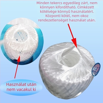Huixin műanyag monofil kötél csomagoláshoz, 200 g, mindennapi kötözéshez