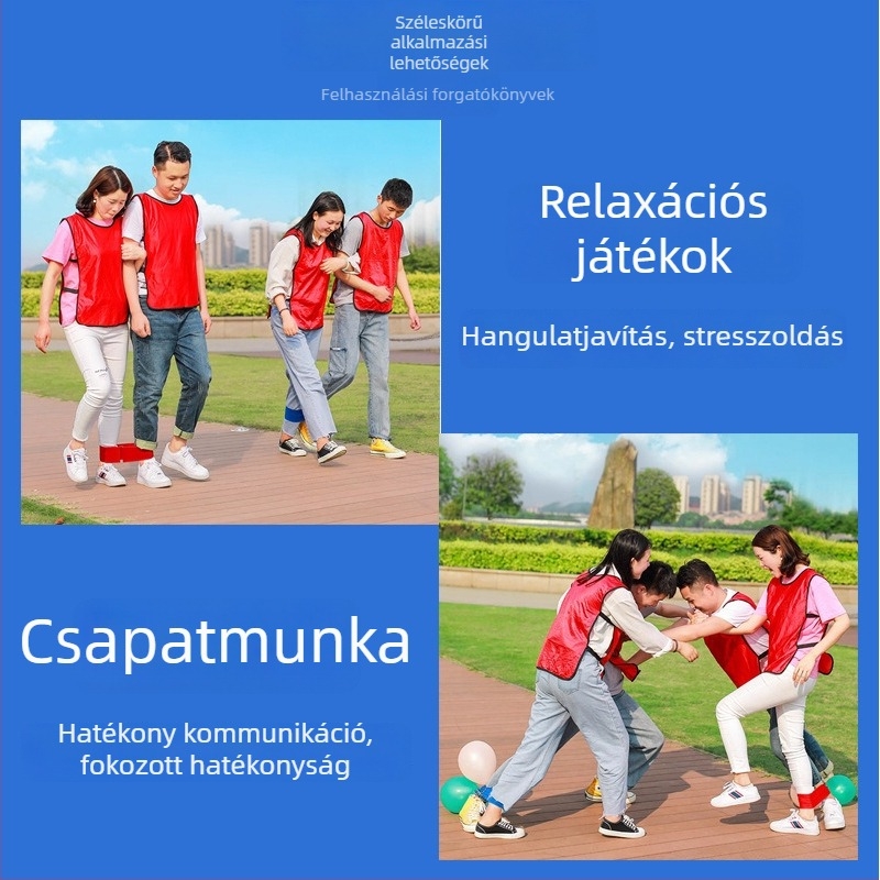 Két személyes háromlábú pánt készlet kültéri játékokhoz