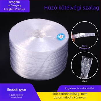 Csomagoló kötöző szalag - Típus: Kötöző szalag, Anyag: PE, Hossz: 30m, Szélesség: 10mm, Szakítószilárdság: 4kg