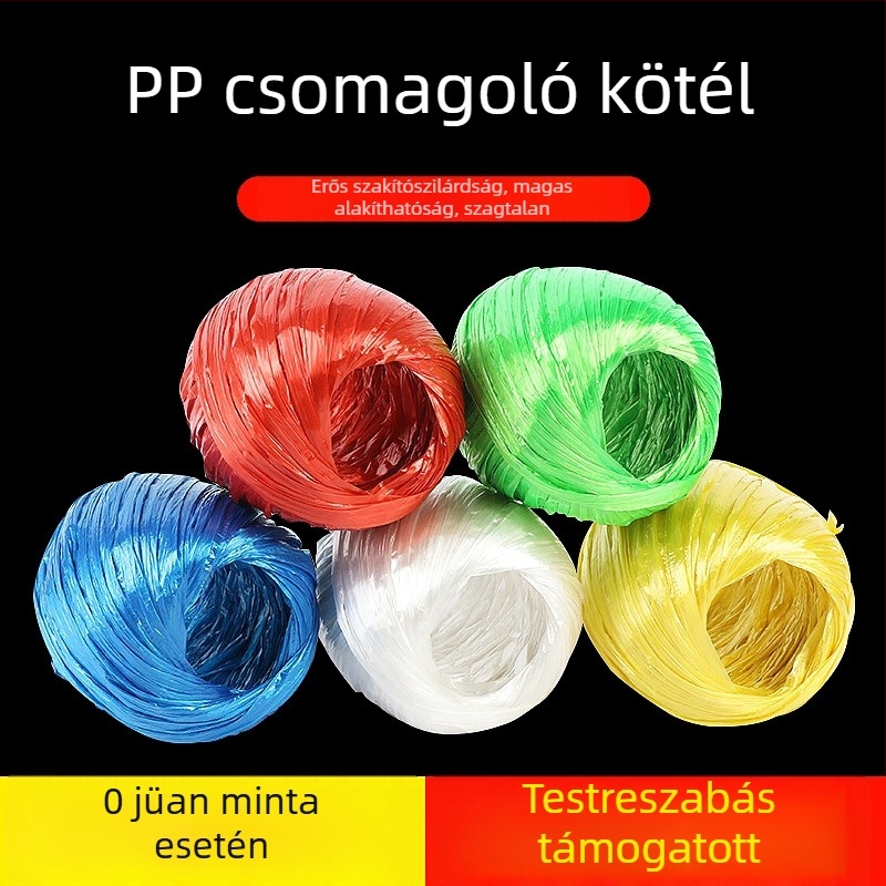 Kötöző zsinór (PP anyag, Descendants márka, szélesség 3-4 mm, vastagság 0,02 mm)