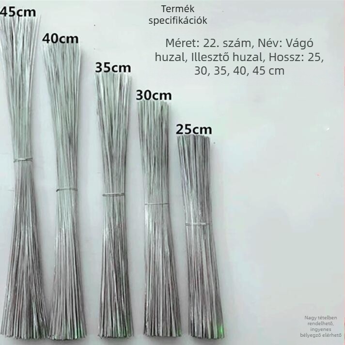 Galvanizált vasdrót, kézzel készített, csomagoláshoz (Modell: 25-40; Anyag: 195; Alkalmazási terület: Csomagolás)