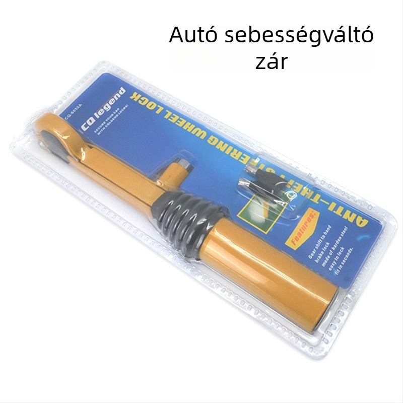 Állítható váltózár autóhoz, acélból készült, anti-tolvaj kézifék zár