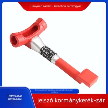 Jelszós T-alakú kormányzár, acél szerkezet, általános célú