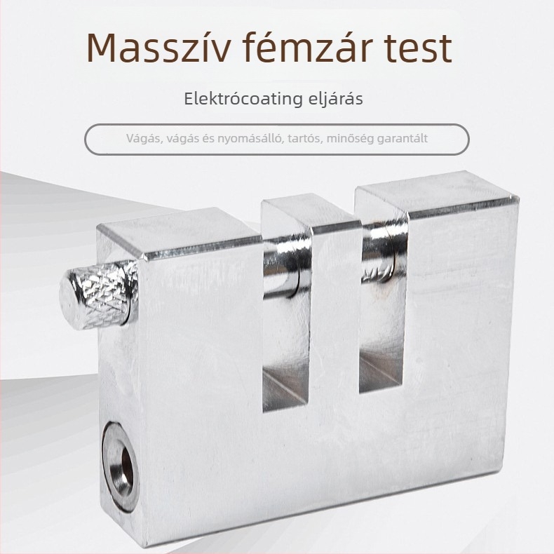 Autó ellopás elleni zár pengeszilinderral, acélból, 8-lyukas állítható, modell Clutch lock
