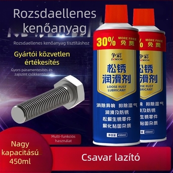 Rozsdamentesítő kenőanyag autóajtózárakhoz és csavarokhoz – többfunkciós korrózióvédő spray, formuláció konzervans alapú • 3 éves élettartam • ISO 9001