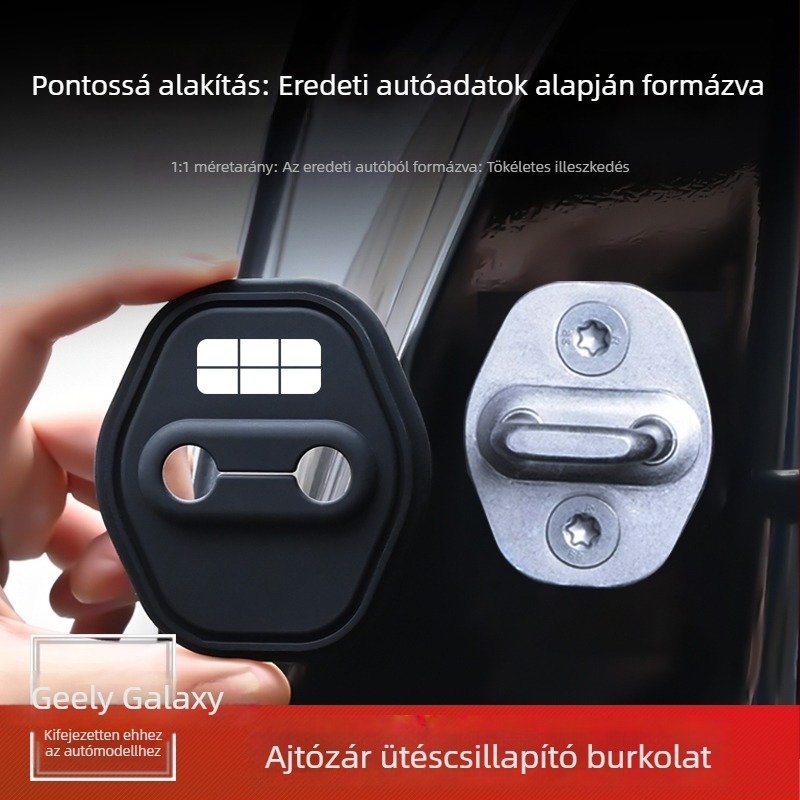 Geely Galaxy L6/L7 E5 Starshiphez készült szilikon ajtózárfedél és belső védőfedél – Márka: Kawai Wolf; Testreszabás: Nem