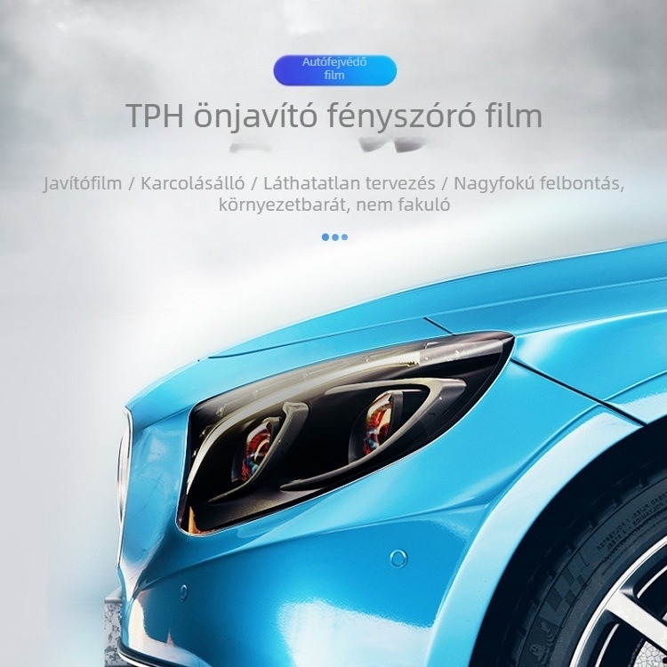 TPH elsőfényszóró fólia, Real Figure minta, Tapadás 0,5, Anyag: TPH
