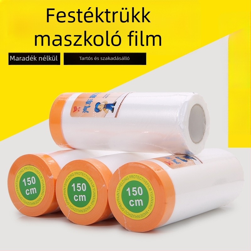 Bútorok, falak, csempék és üveg védőfóliája – átlátszó PE, 1 mm vastagság, testreszabható feldolgozás, ragasztó opció szalaggal vagy szalag nélkül