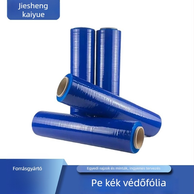 PE védőfólia ajtókhoz és ablakokhoz – por- és karcolásálló; üveg, ajtó fogantyúk, alumínium profilok és nyomtatott lemezek számára; vastagság: 3,8/4,5/5,8 mm; viszkozitás: 5/10/20/40/60 g