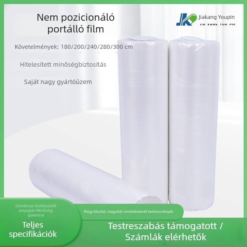 Nem pozicionáló PE porvédő film bútorokhoz és gardróbokhoz, nem ragad, papírmaggal, vastagság 0,6, maszkolás és védelem