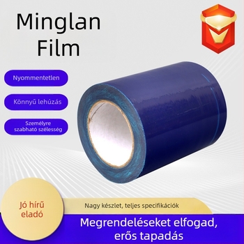 Öntapadós PE védőfólia alumíniumfelületekhez, 0,04 mm vastagság, szennyeződés elleni és porálló, víz alapú ragasztóval