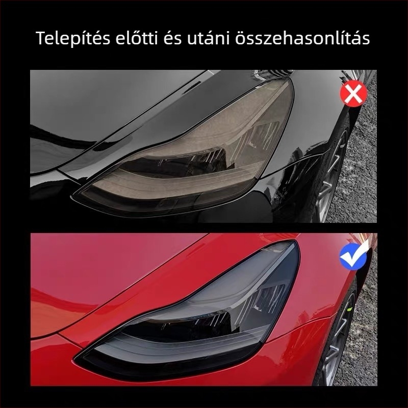 Mozhou TPU védőfólia fényszórók és hátsó lámpákhoz a Tesla Model 3/Y/X/S számára
