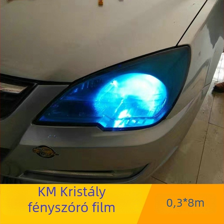 Autóvillogó és hátsó lámpa fólia - PVC, biztonsági fólia, 0,09 mm vastagság, fényáteresztés 80%, testreszabott feldolgozás
